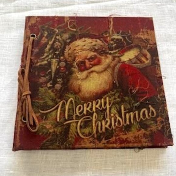 Vintage Christmas Scrapbook Bethany Lowe Memory RARE Primitive - Picture 1 of 9